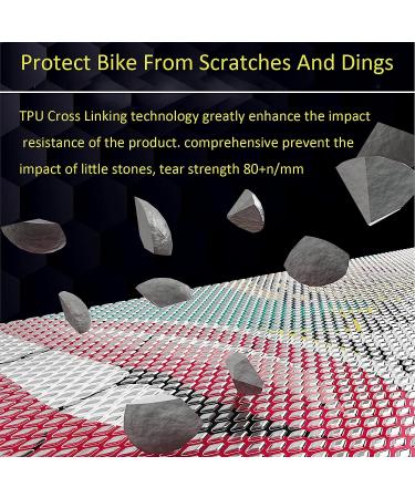 HAHOME Bike Frame Protection Sticker | High Impact Road & Mountain Bicycle Guard Tape | Protects from Scratches & Dings - Clear - Buy Online on GoSupps.com