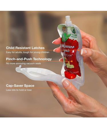 Dreambaby Pouch Pal - Clear | Securely Holds Baby Food Pouches | Easy Feeding Solution - Buy Online on GoSupps.com