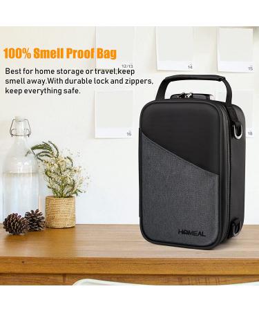 Smell Proof Stash Box with Combination Lock - Black | Storage and Travel Gift for Men/Women - Buy Online on GoSupps.com