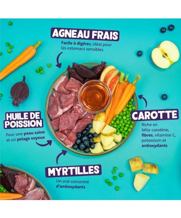 Edgard & Cooper Dog Food (Fresh Lamb 2.5kg) Grain Free Fresh Meat & Quality Protein Real Ingredients for Dogs Hypoallergenic No Added Sugars - Buy Online on GoSupps.com