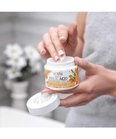 Victoria Beauty Hyaluron Cream Anti-Aging Face Cream for Wrinkles & Dark Circles | Jojoba Oil & Folic Acid | 50ml for Men & Women 40+ - Buy Online on GoSupps.com