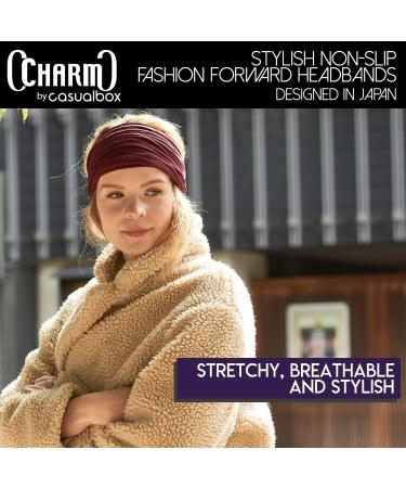 CHARM Headband for Men & Women - Versatile Bandana & Sport Hairband | Pirate Style Black Headscarf - Buy Online on GoSupps.com