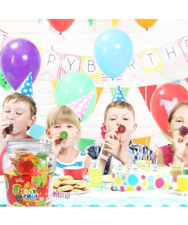 Apexy Jelly Fruit TikTok Candy Trend Mix | Assorted Fruit Shaped Jelly - Strawberry, Mango, Apple, Pineapple, Grape | 9.87oz - Buy Online on GoSupps.com