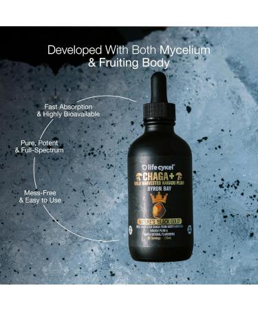 Life Cykel Mongolia Warrior Pack Chaga Mushroom Extract Liquid 30ml + Shilajit Gummies 10 Count Double Extract Tincture with Kakadu Plum Natural Antioxidant and Mineral Wellness Bundle - Buy Online on GoSupps.com