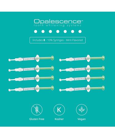 Opalescence 10% Teeth Whitening Gel Syringes - 8 Pack - Mint Flavor - Home Teeth Whitening Kit - Buy Online on GoSupps.com