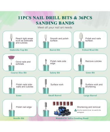 Zoccee 11-in-1 Electric Nail Cutter with Filing Light - Professional 22000 RPM Manicure Set for Gel & Acrylic Nails | International Shipping Available - Buy Online on GoSupps.com