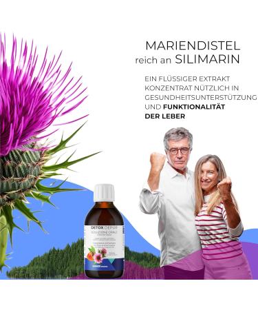 Detox Depur Syrup 200ml - Liver & Intestine Support with Milk Thistle Artichoke & More - Gluten-Free & Vegan - J.Armor Pharma - Buy Online on GoSupps.com