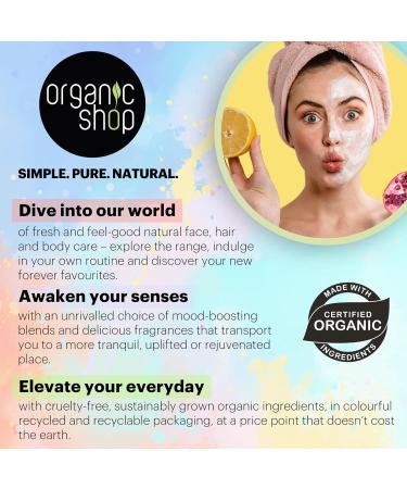 Organic Shop Sweet Raspberry Sense Boosting Body Cream 100% Vegan & Organic Daily Moisturizer & Deep Nourishing Body Mousse Hydrating Natural Lotion Intensive Care & Skin Toning. 250ml - Buy Online on GoSupps.com