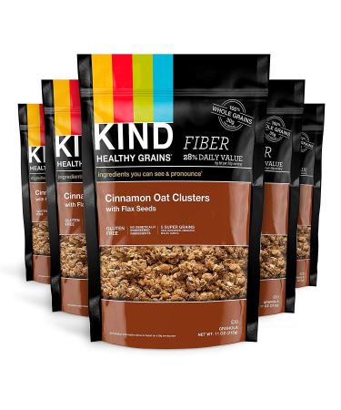KIND Cinnamon Oat Clusters With Flax Seeds 6 Count