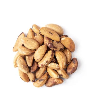 Organic Dry Roasted Brazil Nuts with Himalayan Salt 8oz - Non-GMO, Keto-Friendly Snack - High Protein & Selenium - Vegan, Kosher, Bulk - Buy Online on GoSupps.com