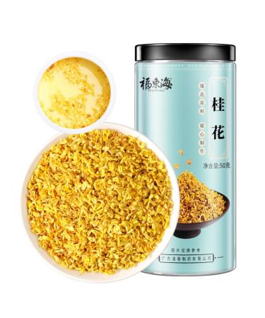 HQZMCTE Natural Osmanthus Dried Flower Herbal Tea 50g Osmanthus Fragrans Herbal Tea