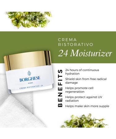 Borghese Crema Ristorativo - 24 Hour Continuous Hydration Moisturizer 1 oz | International Shipping Available - Buy Online on GoSupps.com
