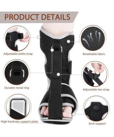 Adjustable Plantar Fasciitis Night Splint | Comfortable Arch Support Brace for Effective Relief - Buy Online on GoSupps.com