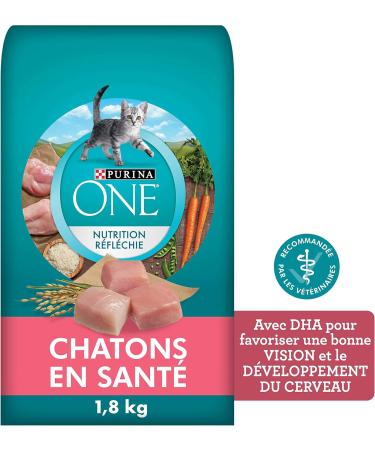 Purina ONE Dry Cat Food Indoor Advantage + Healthy Kitten Food | 1.8 kg Each - Buy Online on GoSupps.com