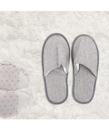Lurrose Ladies Slippers - 6 Pairs Hotel & Spa Slippers Indoor Wedding & Guest Shoes for Women - Comfortable & Stylish - Buy Online on GoSupps.com