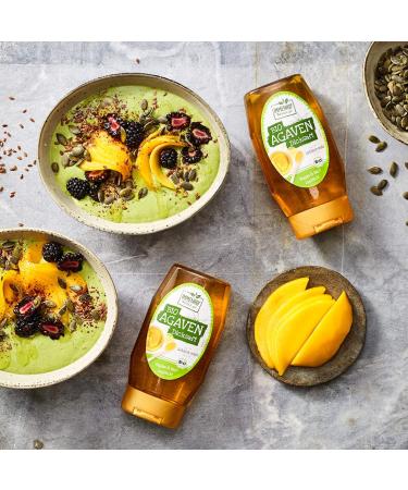 Immenhof Organic Agave Syrup - Pack of 5 (5 x 250ml) | Natural Sweetener for Healthy Living - Buy Online on GoSupps.com