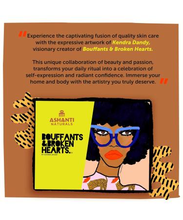 Ashanti Naturals Bouffants Bundle - Creamy Yellow Shea Butter (15oz) | African Black Soap Bar (8oz) - Buy Online on GoSupps.com