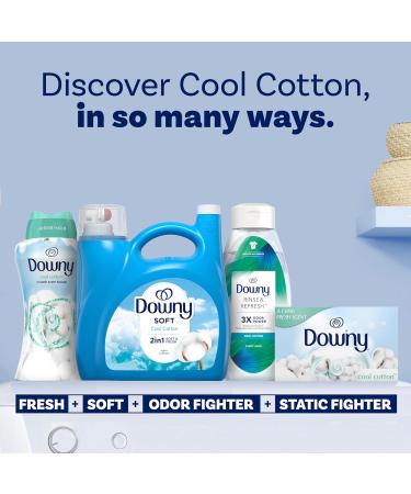 Downy Fabric Softener Liquid - Cool Cotton Scent 140 fl oz 190 Loads | Buy Internationally - Buy Online on GoSupps.com