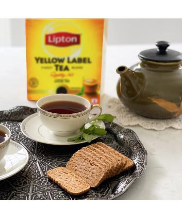 Lipton Yellow Label Tea International Blend 31.74oz - 1.9 Pound Pack | Premium Quality Tea - Buy Online on GoSupps.com