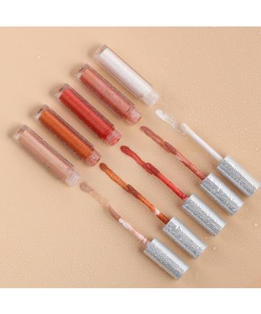Vodisa Liquid Glitter Eyeshadow Set 06 - Long Lasting, Waterproof Shimmer Cream Eye Shadow for Brightening and Highlighting - Buy Online on GoSupps.com