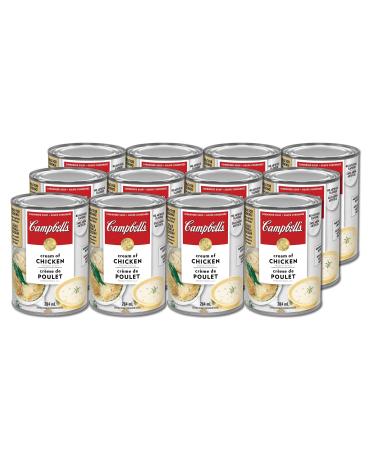 Campbell's Cream of Chicken Soup 284ml 12-Count Cream of Chicken 3.41 l (Pack of 1)