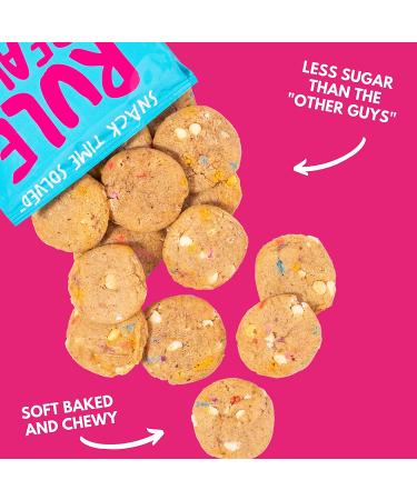 Rule Breaker Snacks Vegan Gluten Free Birthday Cake Blondie Cookie Bites 4 oz (Pack of 2) | Plant-Based, Dairy-Free, Nut-Free, Soy-Free, Allergen-Free, Kosher School Snacks for Kids and Adults - Buy Online on GoSupps.com