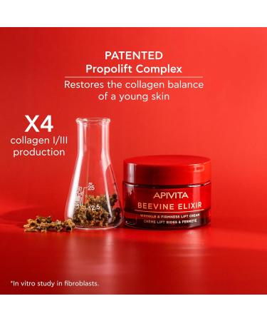 Apivita Beevine Elixir Wrinkle & Firmness Lift Cream - Advanced Collagen Boost Natural Propolis & Plant Collagen 1.73 oz - Effective Anti-Aging Solution - Buy Online on GoSupps.com
