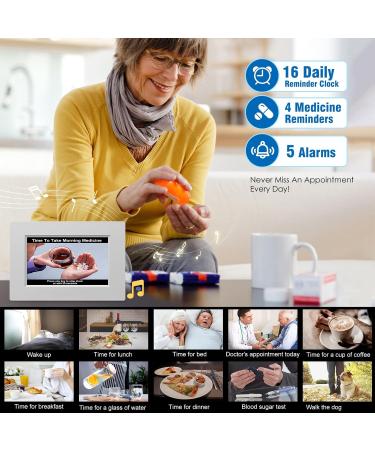 YKALL 8-Inch Digital Alarm Clock for Seniors | Calendar Day Watch for Dementia - International Shipping - Buy Online on GoSupps.com
