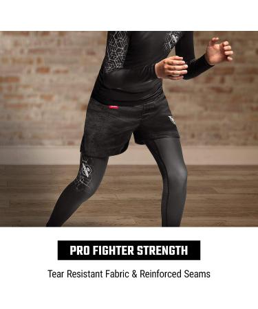 Hayabusa Hexagon Kids MMA Shorts - Medium | High-Quality MMA Gear for Children - Buy Online on GoSupps.com
