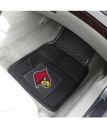 Fanmats 8916 Louisville Cardinals 2-Piece Heavy Duty Car Mat Set - Front Row Floor Mats | Universal Fit & All Weather Protection - Buy Online on GoSupps.com