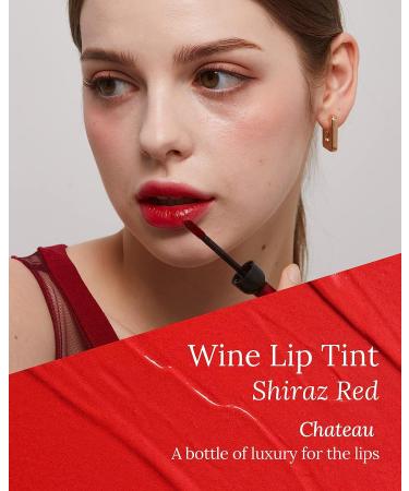 LABIOTTE Chateau Wine Lip Tint Shiraz Red - Korean Water Tint Lip Stain for Hydrating Lip Care - Buy Online on GoSupps.com
