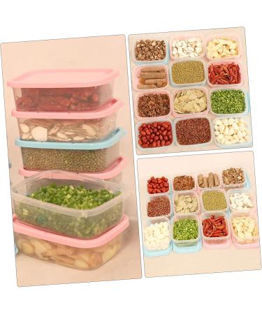 DEARMAMY 1 Set 6 Pcs Fresh Storage Lunch Box Vegetable Container Vegetable Storage Organizer Simple Fruit Box - Buy Online on GoSupps.com