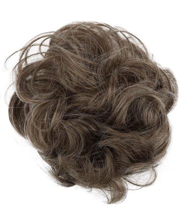 CAISHA by PRETTYSHOP Messy Scrunchie Bun Voluminous Wavy Hairpiece Brown Mix G24A - Heat-Resistant Synthetic Fibres - Buy Online on GoSupps.com