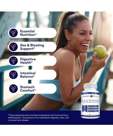Research Verified Gas and Bloating - Relax Intestinal Muscles Eliminate Gas Buildup - Artichoke Powder Ginger Peppermint Leaf Powder - 60 Capsules - Vegan 60 Count (Pack of 1) - Buy Online on GoSupps.com