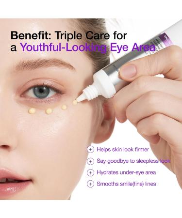 ANUA Retinol 0.1 Caffeine Revitalizing Eye Cream Under Eye Cream For Hydration Glow Up Eye Contour Niacinamide Retinol For Face Night Cream For Eye Care Korean Skin Care (30g/1.05oz) - Buy Online on GoSupps.com