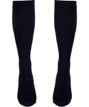 Truform Compression Socks for Women | 10-20 mmHg Knee High Gym Socks - Small (Pack of 2) Navy - Enhance Comfort & Support - Buy Online on GoSupps.com