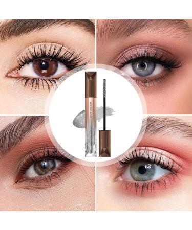  Zunishaone Shimmering mascara glitter mascara for women volumizing mascara eyelash cosmetics waterproof makeup mascara lift curling eye makeup that multiplies - Buy Online on GoSupps.com
