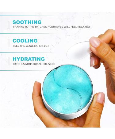 Retinol Collagen Under Eye Patches - Reduce Puffiness & Dark Circles | Anti-Aging Skin Treatment - 60 Gel Pads - Buy Online on GoSupps.com