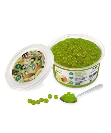 Inspire Food bubble tea pearls kiwi for bubble tea |Popping boba pearls tapioka fruit beads and boba pearls - 100% vegan and gluten -free without artificial dye 450g kiwi 450 g (1 Pack) - Buy Online on GoSupps.com
