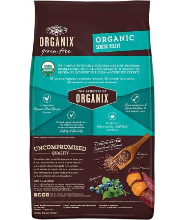 Castor & Pollux Organix Grain Free Organic Senior Dog Food - 4lb Bag - Buy Online on GoSupps.com