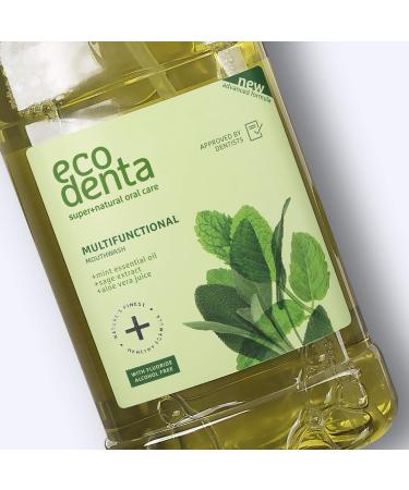 Ecodenta Alcohol-Free Fluoride Mouthwash for Kids - 500 ml Mint - Buy Online on GoSupps.com