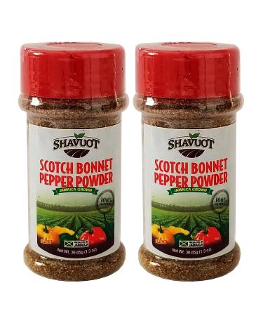 Shavuot Jamaican Scotch Bonnet Pepper Powder 1.3oz (Pack of 2)