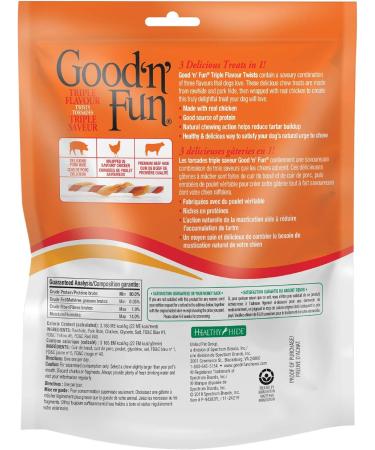 Good'N'Fun Triple Flavor Twist Sticks 488g 488 g (Pack of 1) triple flavour twist sticks - Buy Online on GoSupps.com