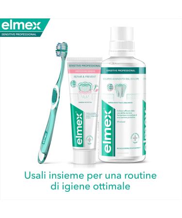 Elmex Sensitive Professional Toothpaste 75ml | Repair & Prevent Sensitive Teeth | Immediate Relief & Protection - Buy Online on GoSupps.com
