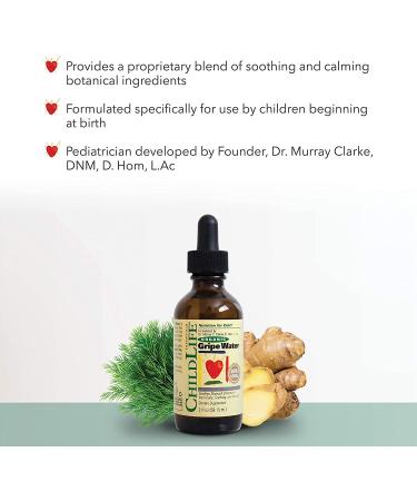ChildLife Organic Gripe Water 2 fl oz â€“ Natural Relief for Infant Colic & Gas - Buy Online on GoSupps.com