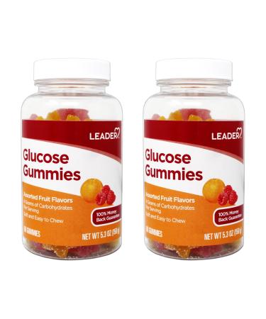 Leader Gummies Energy Support Assorted Fruit 60 Count - 2 Pack