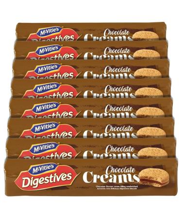 McVitie's Digestives Creams Chocolate Biscuits 168 g (24 Pack) Digestives Creams Chocolate Biscuits 168 g (24 Pack) - Buy Online on GoSupps.com