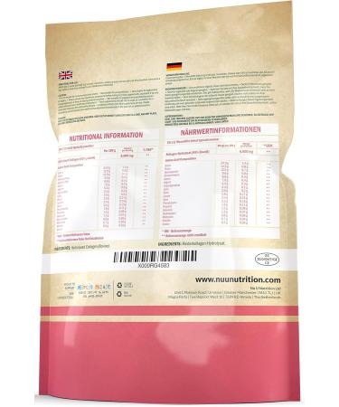 High Grade 600g Unflavoured Collagen Powder | EU Made Pure Bovine Hydrolysed Peptides | Resealable Pouch - Buy Online on GoSupps.com