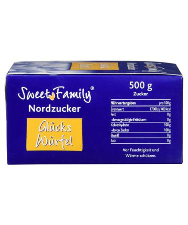 Sweet Family Nordzucker Lucky Cubes 500g - Premium Sugar Cubes for Your Sweet Moments | Buy Internationally - Buy Online on GoSupps.com