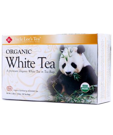 Organic White Tea - 100 Bags | Premium Quality Loose Leaf Tea - Buy Online on GoSupps.com